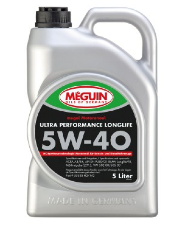 Масло MEGUIN ULTRA PERFORMANCE LONG LIFE 5W40 5L
