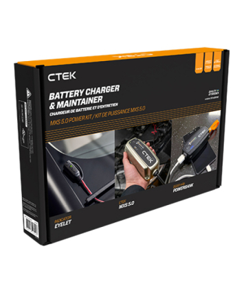 Зарядно за акумулатор CTEK MXS 5.0 12V 5A POWER KIT NA