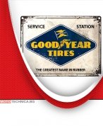 Ретро табела Good Year Service