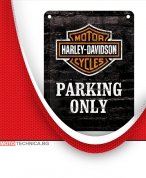 Ретро табела Harley Davidson Parking Only