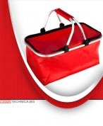 Чанта за багажник, кошница за пикник червена