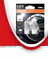 Диодни крушки W21/5W 12V OSRAM W3x16q LEDriving 2бр