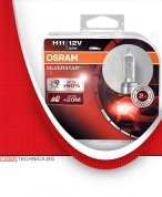 Крушки H11 12V OSRAM SILVERSTAR2 фар за движение през деня 2бр