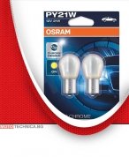 Крушки PY21W 12V OSRAM светлини за движение назад 2бр