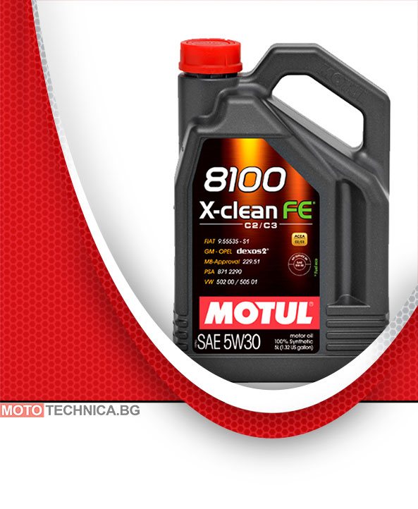 Масло MOTUL 8100 X-CLEAN 5W30 5L