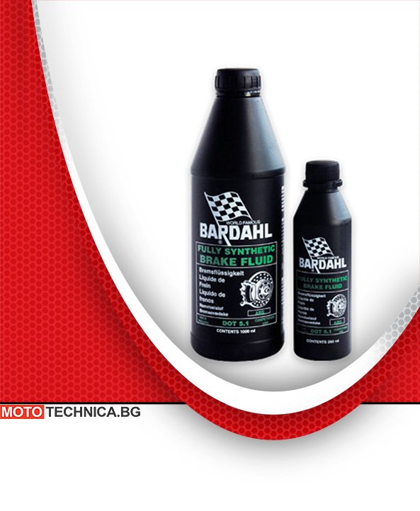 Спирачни течности Bardahl - Brake Fluid - DOT 5.1 ABS - 0,250L - Bar-53602